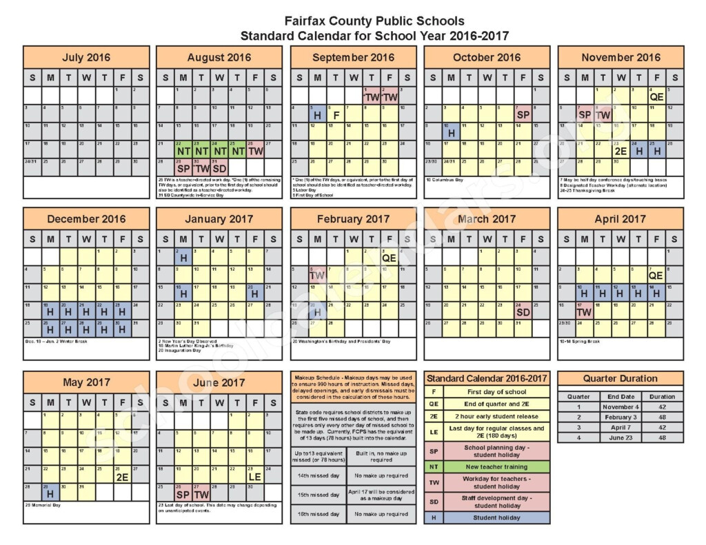 2025 Fairfax County School Calendar Johan L Koch