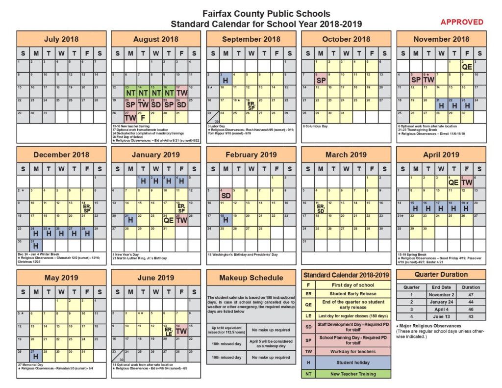 2025 Fairfax County School Calendar Skye Gow