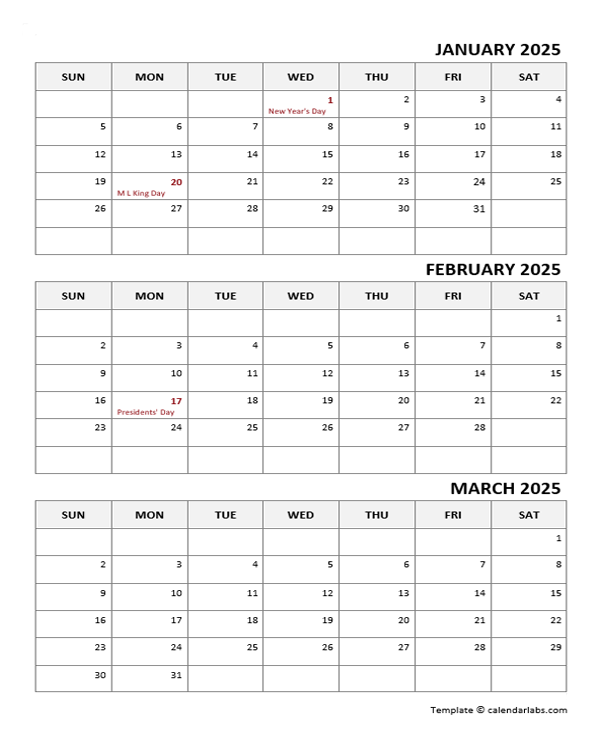 3 Month Calendar 2025 Printable June July August Savannah Rankine