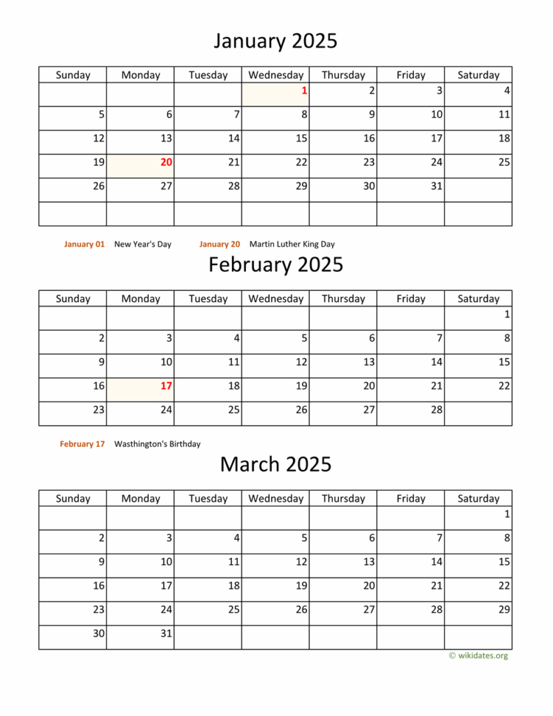 3 Month Printable Calendar 2025 April May June Spencer Peter