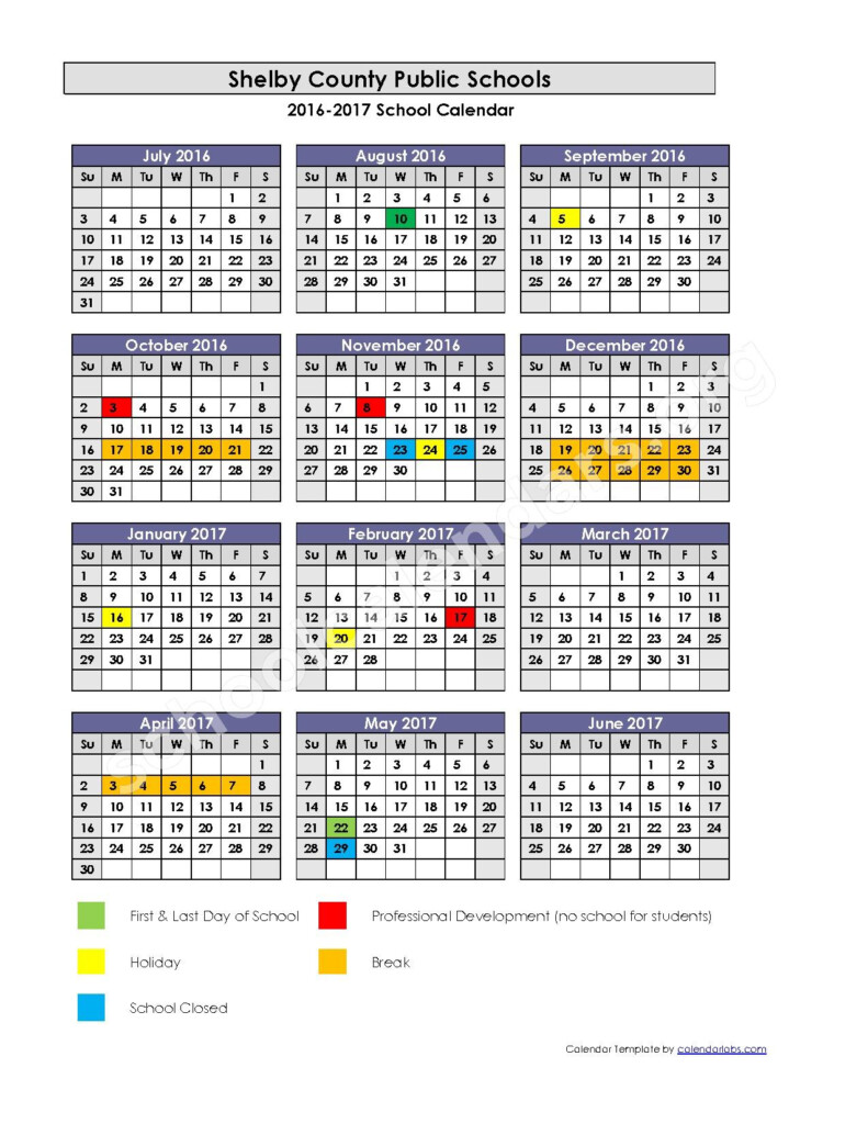 County School Calendar Dakota Cumpston