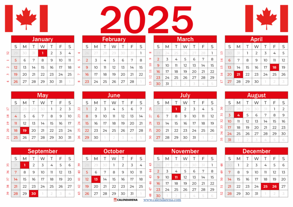 February Calendar 2025 Canada Public Holidays Storm L Jensen