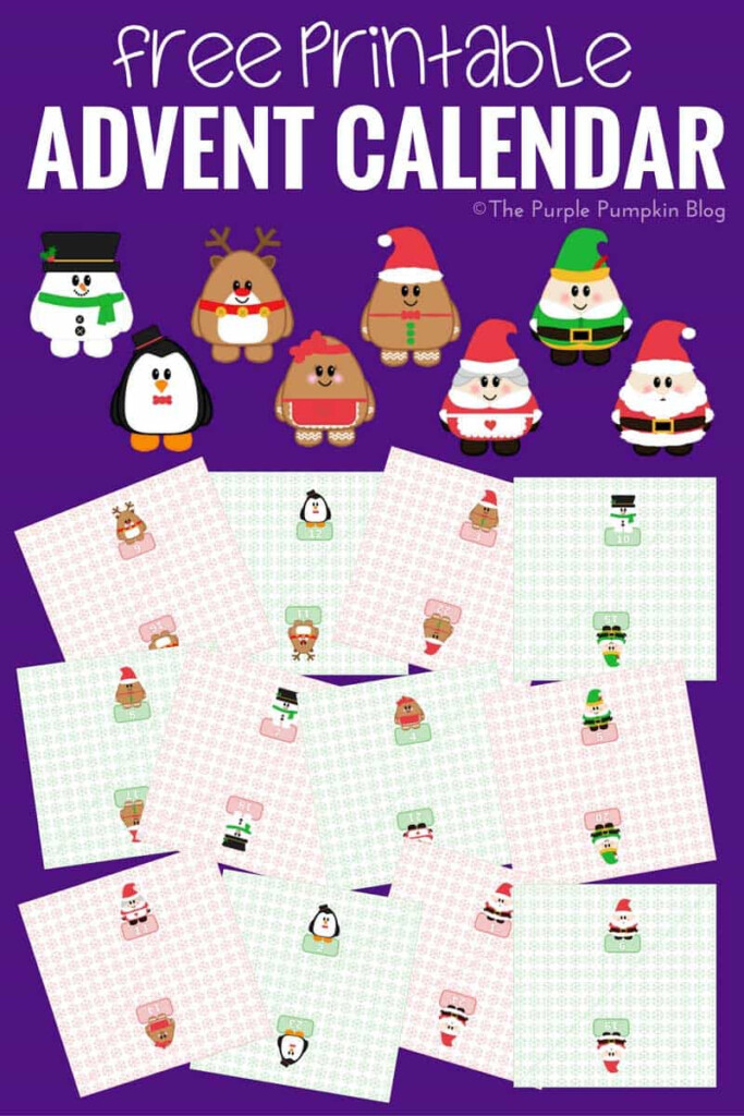 Free Printable Advent Calendar Christmas Countdown