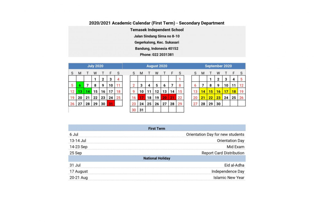 Humboldt Academic Calendar Printable Calendars AT A GLANCE