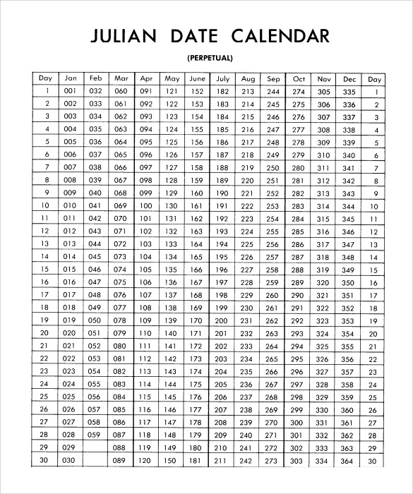 Julian Date Calendar 2025 Pdf Download Andrea T Olesen
