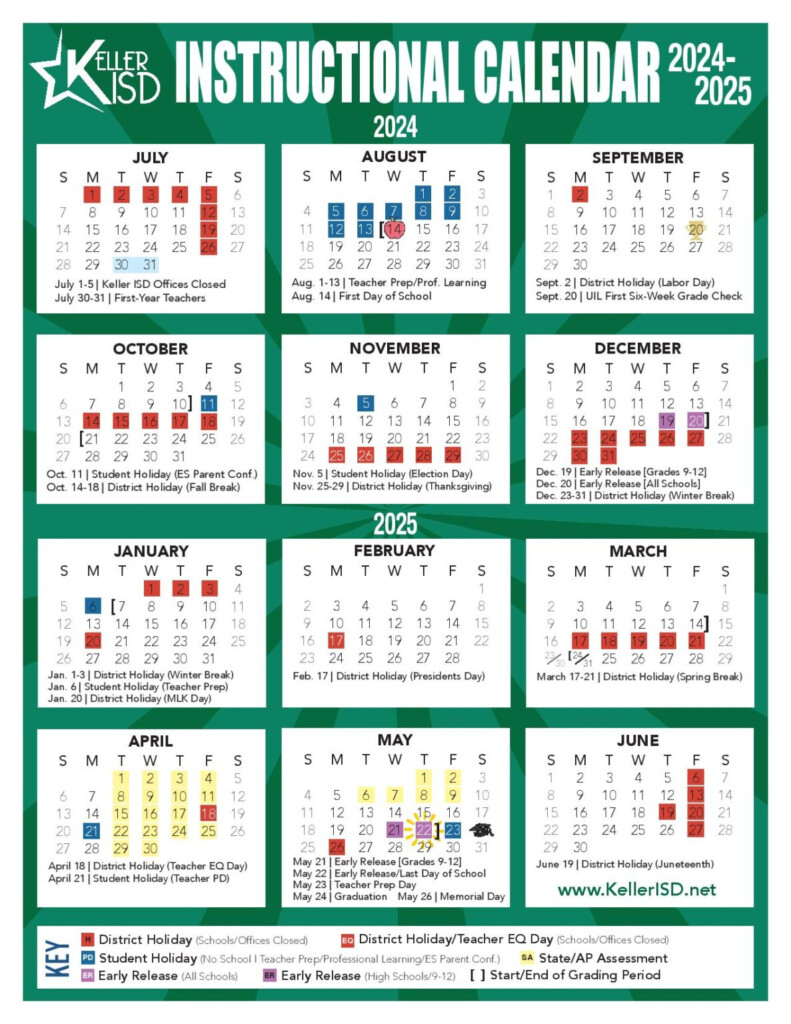Keller Isd 2025 Calendar Release Date Conni Stevena