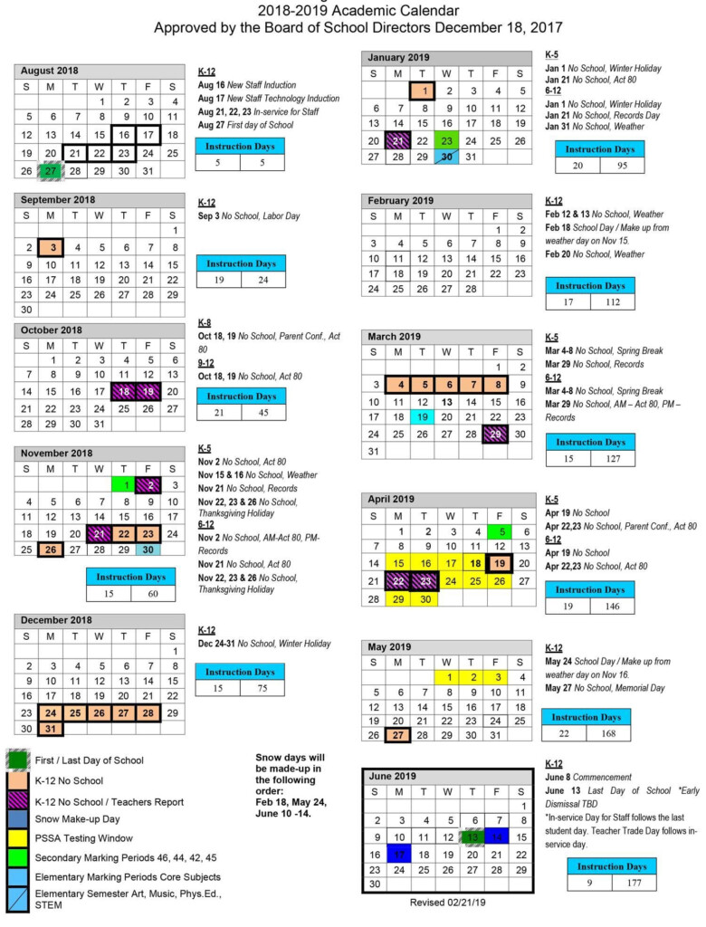 Kennesaw Calendar Fall 2022 Preschool Calendar Printable