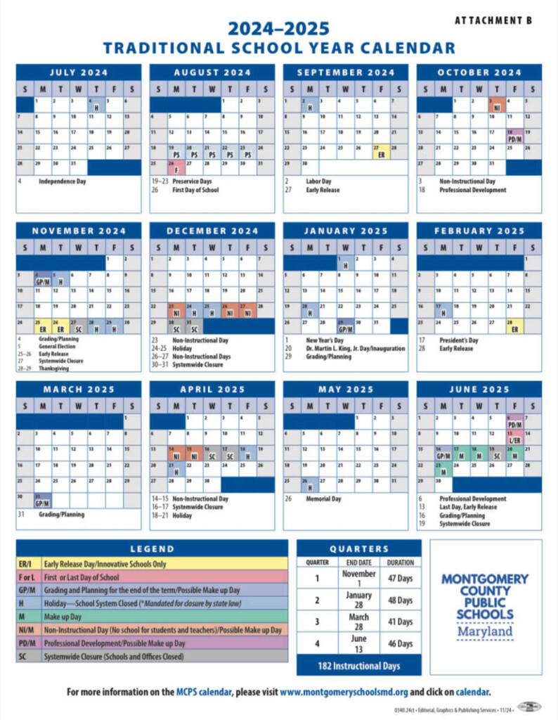 Mcps Md Calendar 2025 26 Printable Amil Maddie