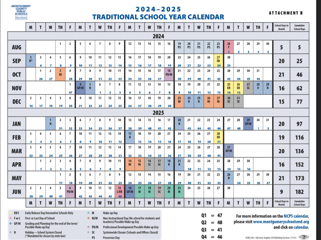 Mcps School Calendar 2025 26 Printable Pdf Terry Hill