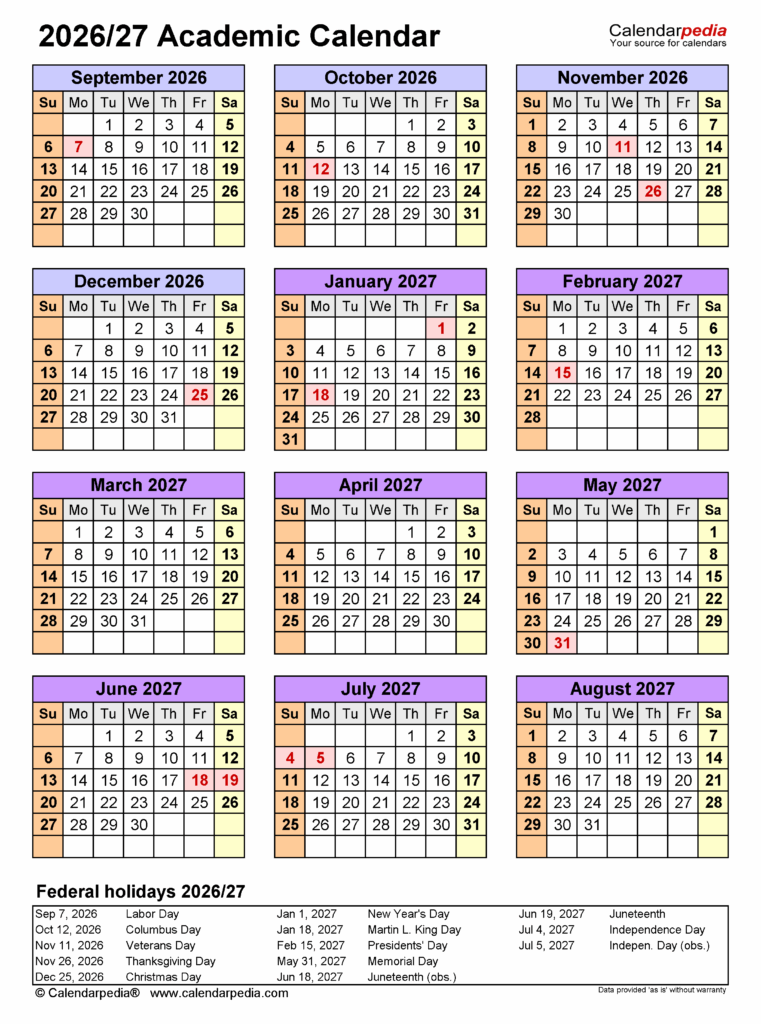 Navigating The Academic Landscape A Guide To Free Printable School 