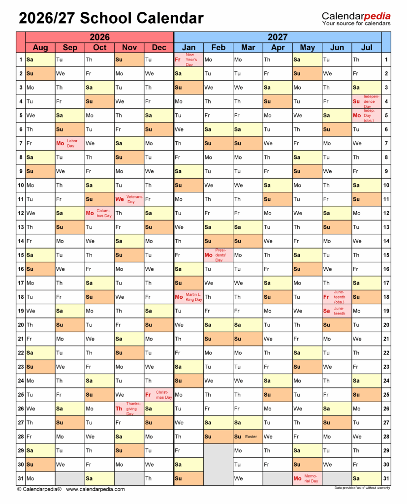 Navigating The LAUSD 2026 2027 School Calendar A Comprehensive Guide 