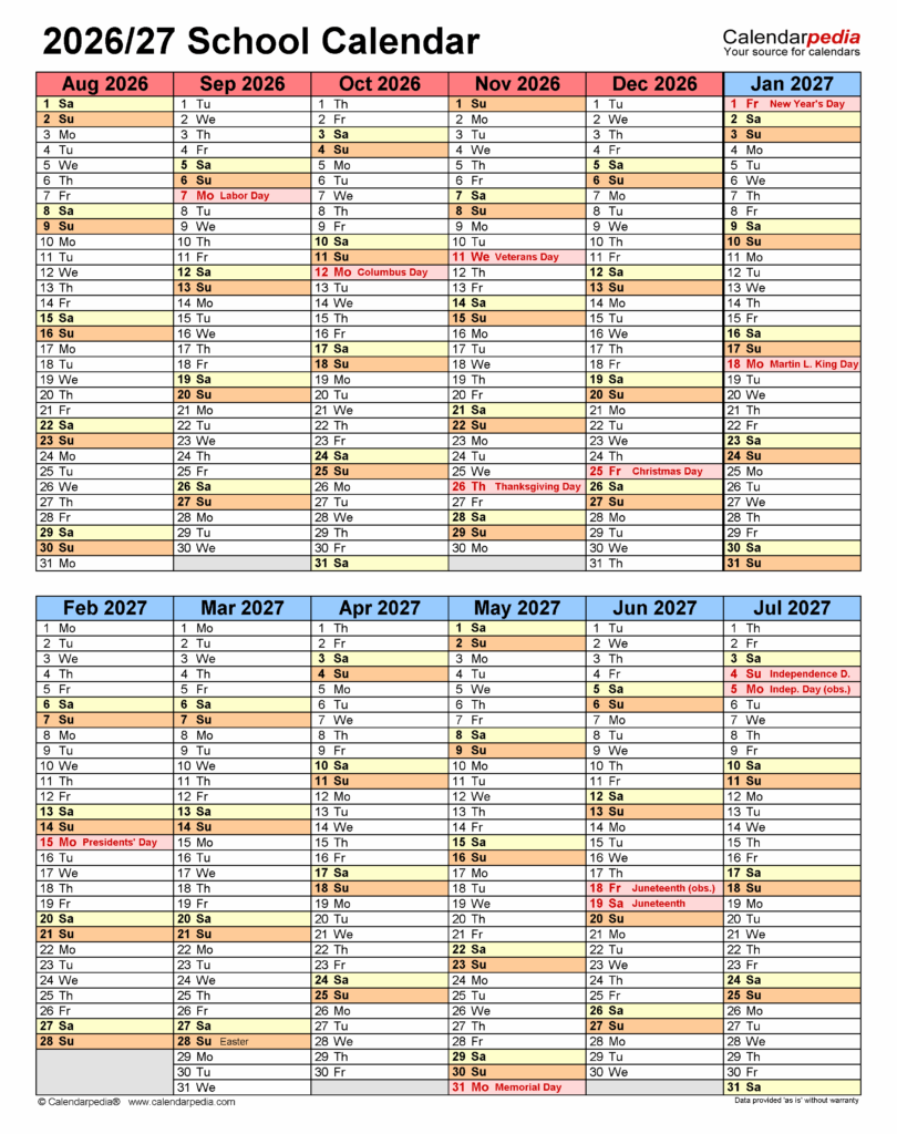 Navigating The LAUSD 2026 2027 School Calendar A Comprehensive Guide 