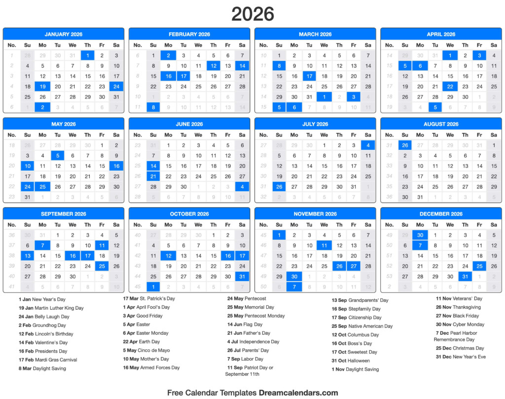 Navigating The Year A Comprehensive Guide To Holidays In 2026 