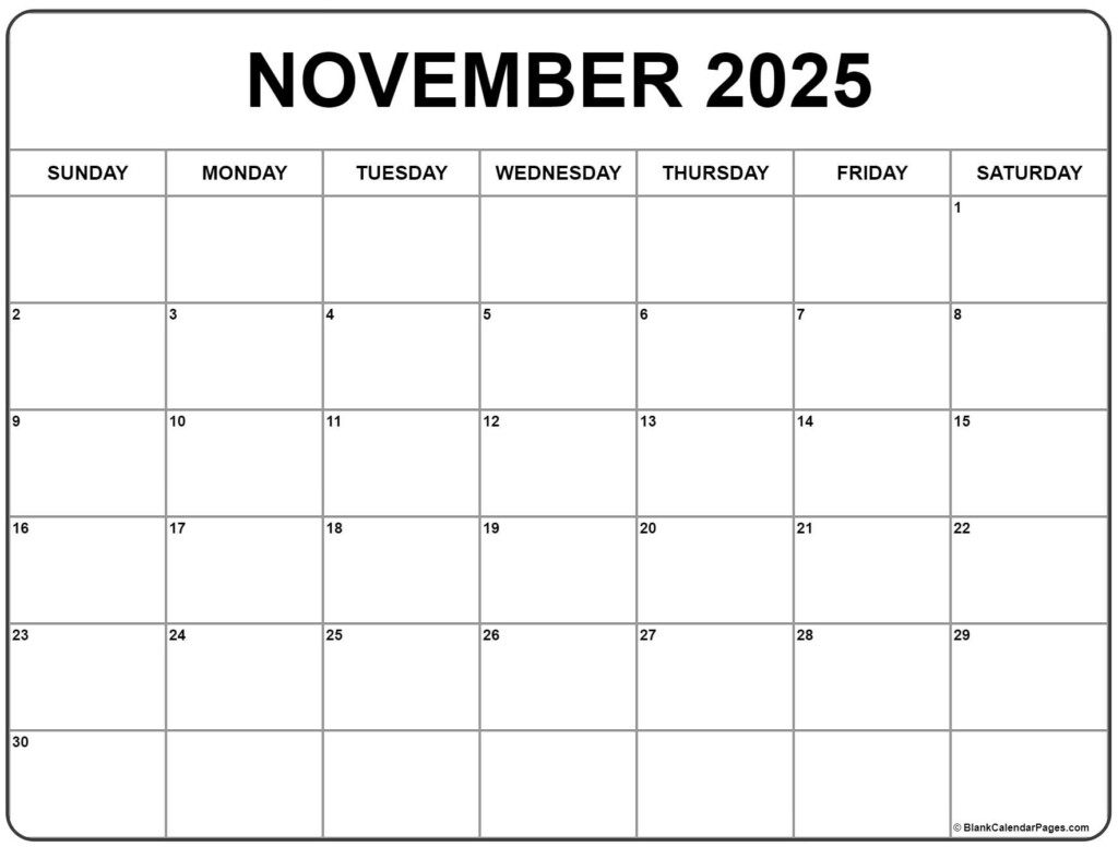 November 2025 To Jan 2025 Calendar Free Printable Selam M Skov