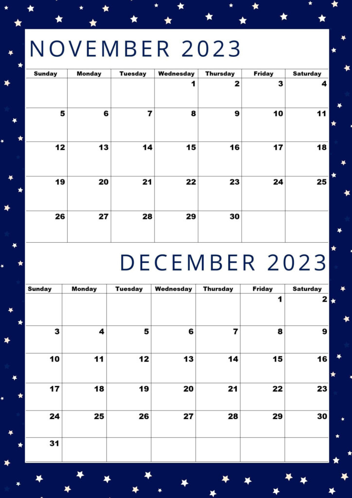 November And December 2025 Calendar Frederick Englert