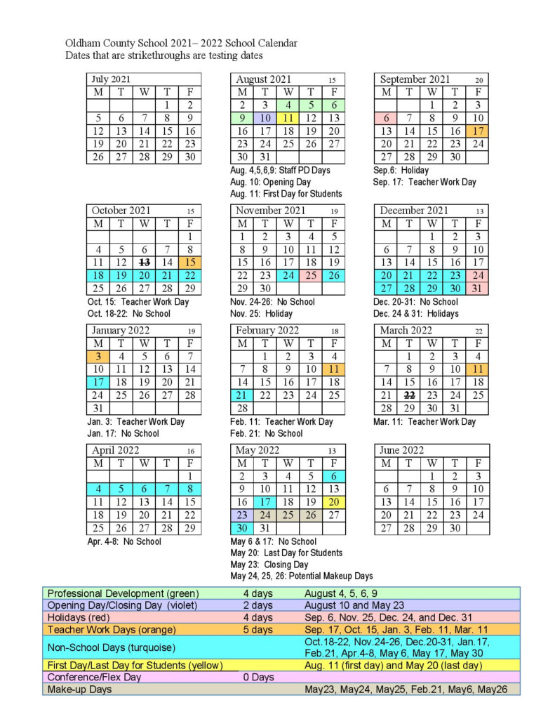 Oldham County School Calendar 2025 Oona Torrie