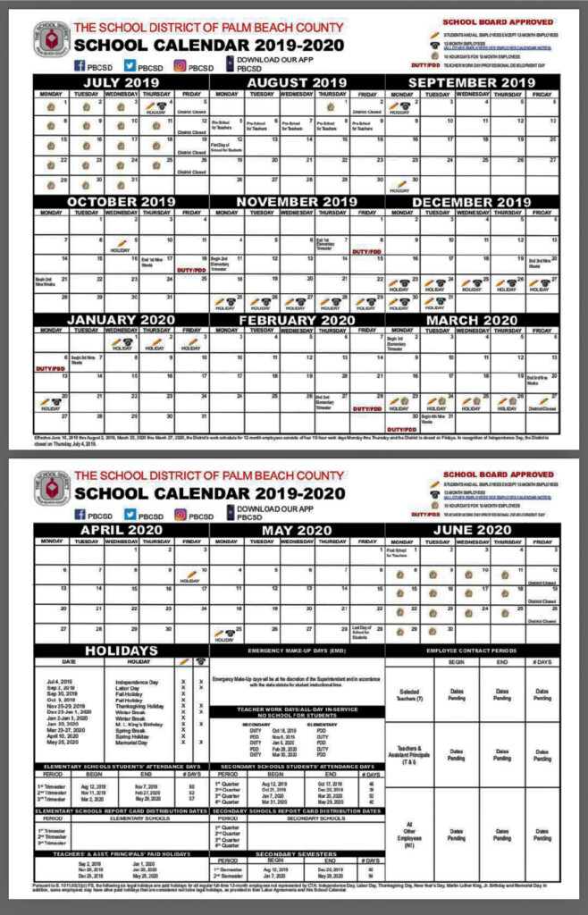 Palm Beach County School Calendar 24 25 2025 Julie B Berg