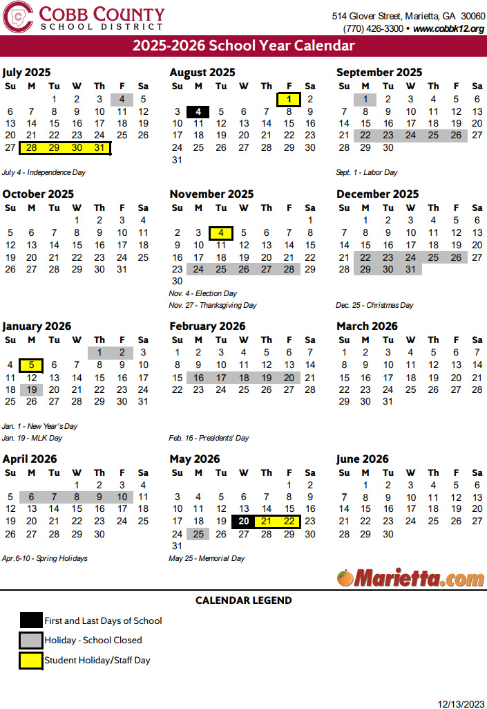 School Calendar Clemson For 2025 2026 Kenneth C Sanchez