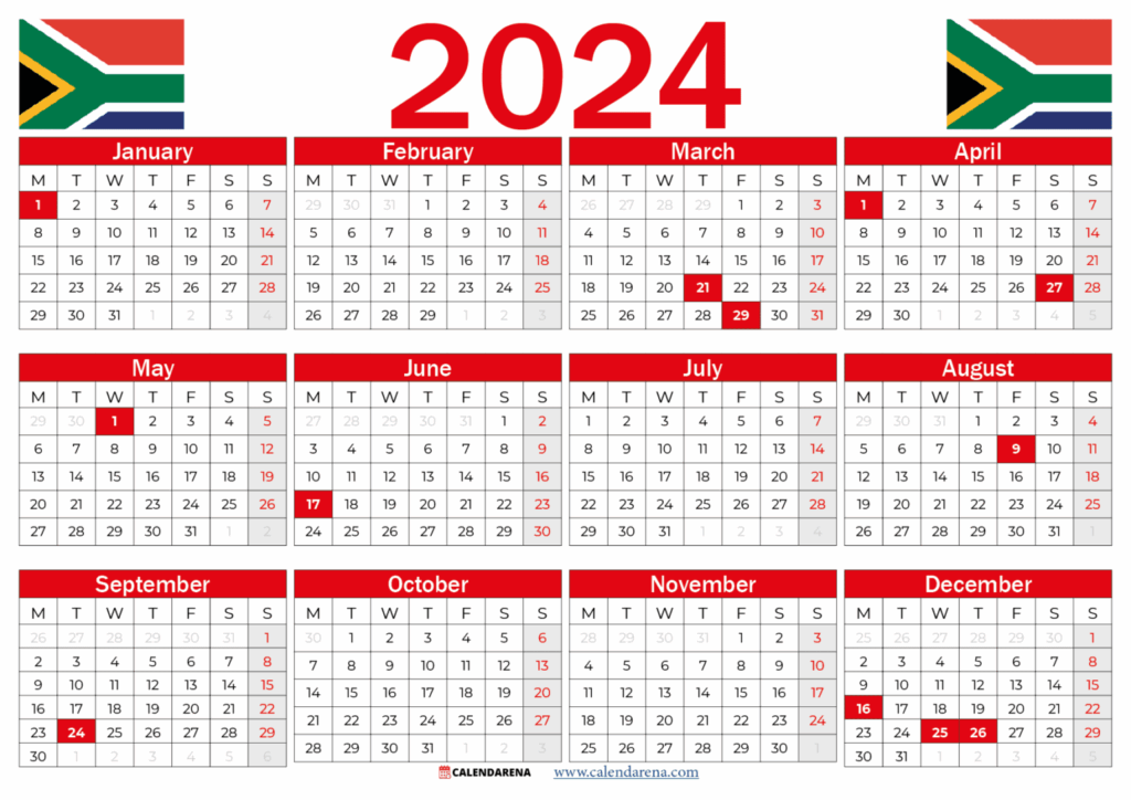 South African Government School Holidays 2024 Emelda Rosaleen