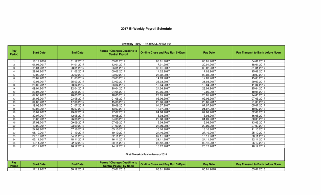 Trends Lifes Microsoft Excel 2020 Biweekly Payroll Calendar Template Excel