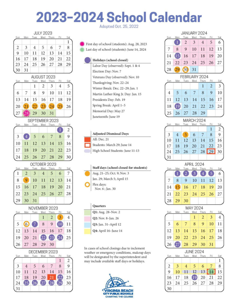 Virginia Beach School Calendar 2024 2025 Good Calendar Idea