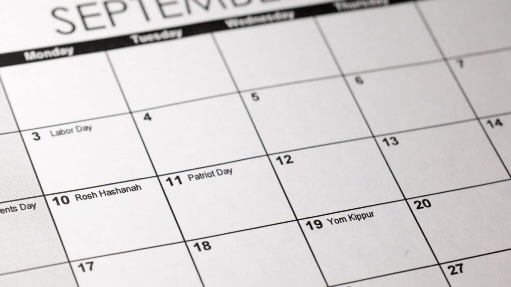 Yom K 2025 Yom Kippur Calendar Bianca Finniss